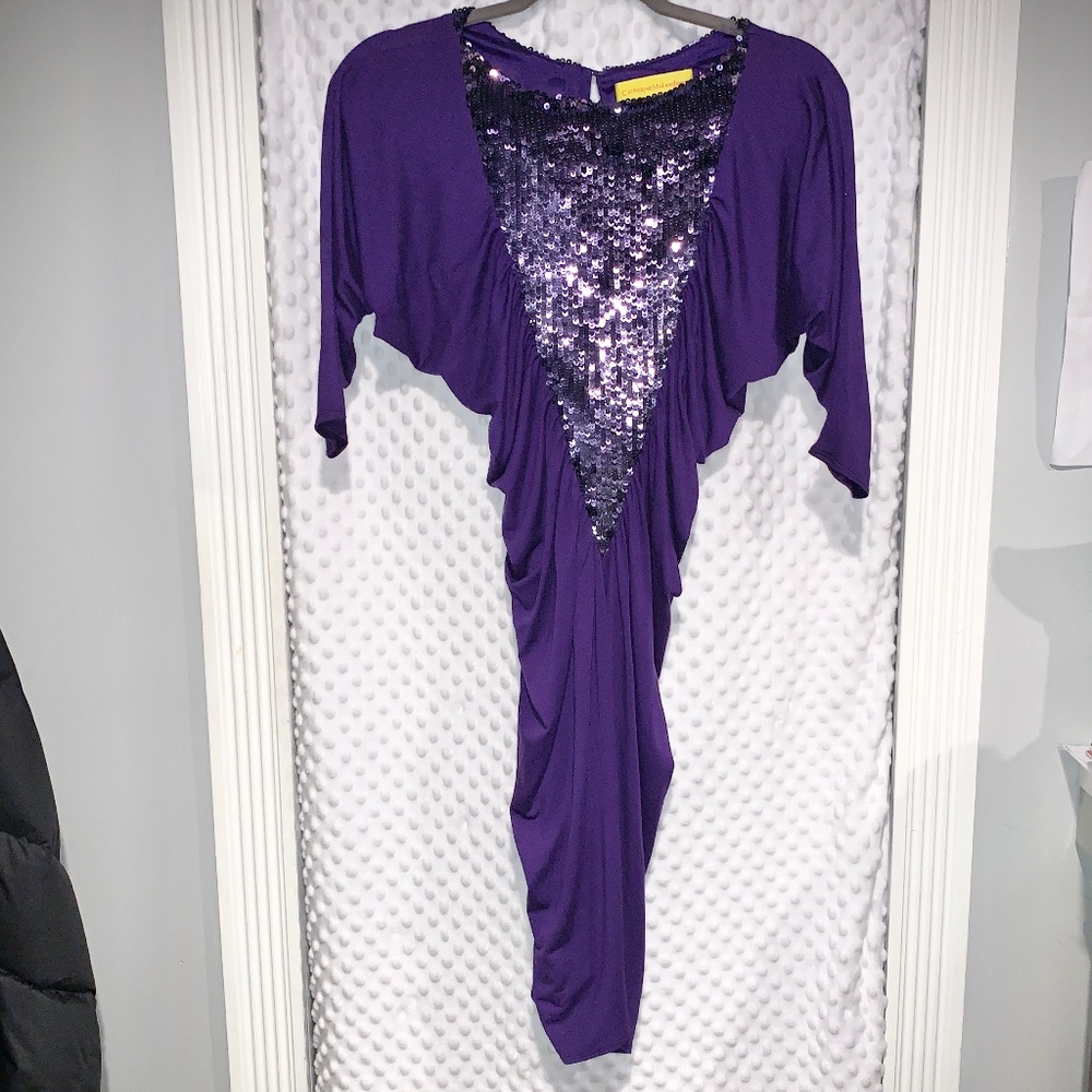 *CATHERINE MALANDRINO* Sequin Dress